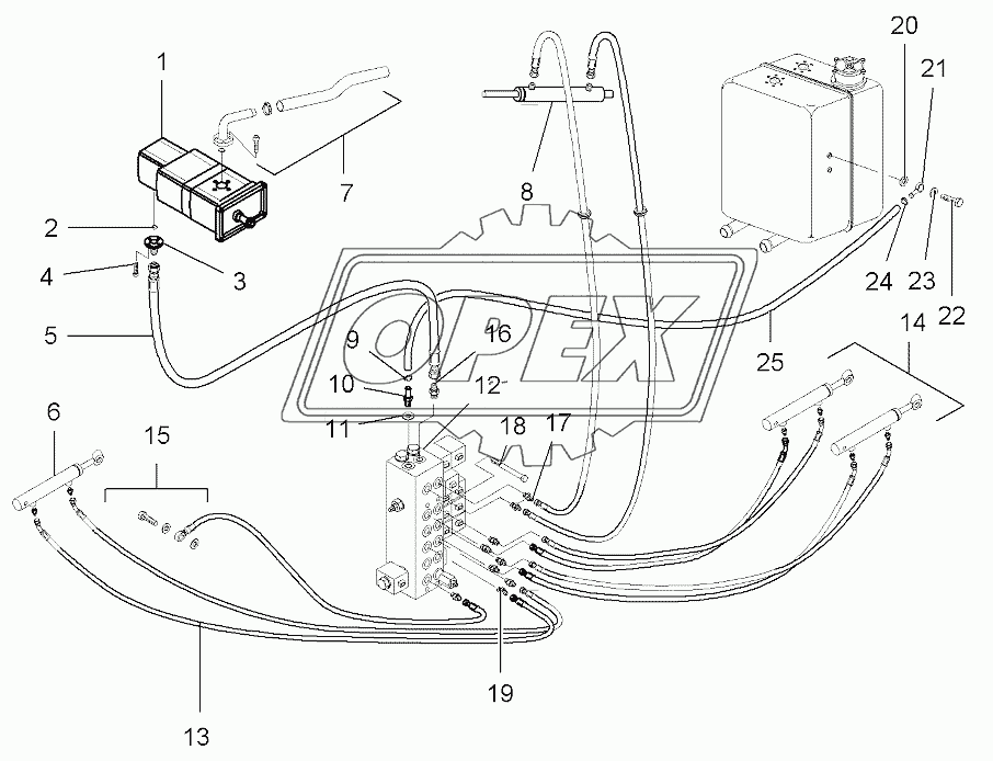 Oil Tank From Serial Number 563010120 /Autolevel 5634100