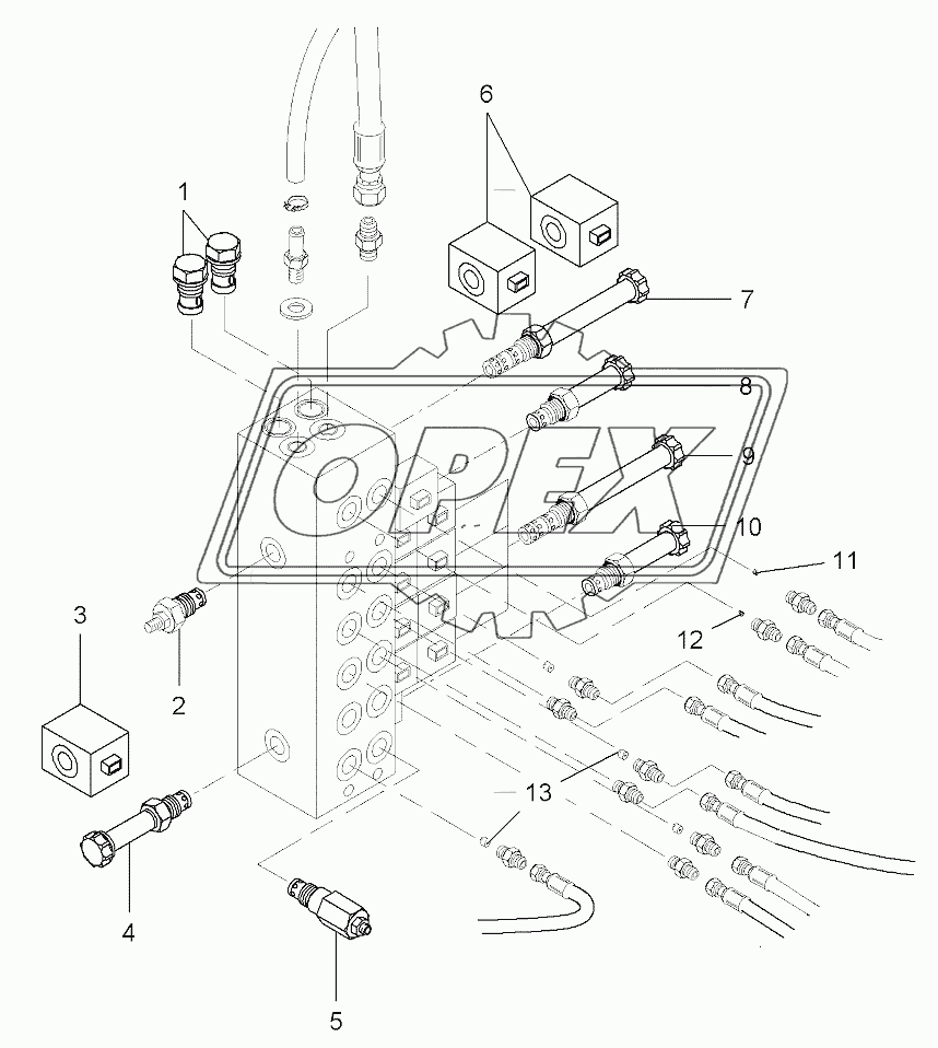 Valve Chest From Serial Number 563010120 /Autolevel 5634100