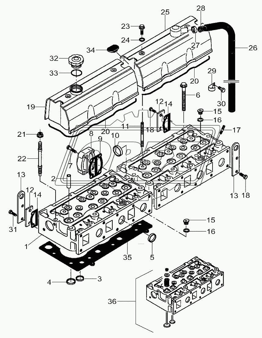 Engine, Cylinder Head Cover