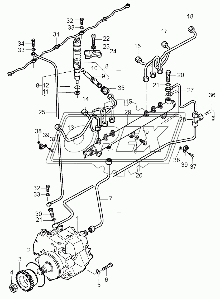 Engine, Injection Pump 84cta-4v Engine - From R19124