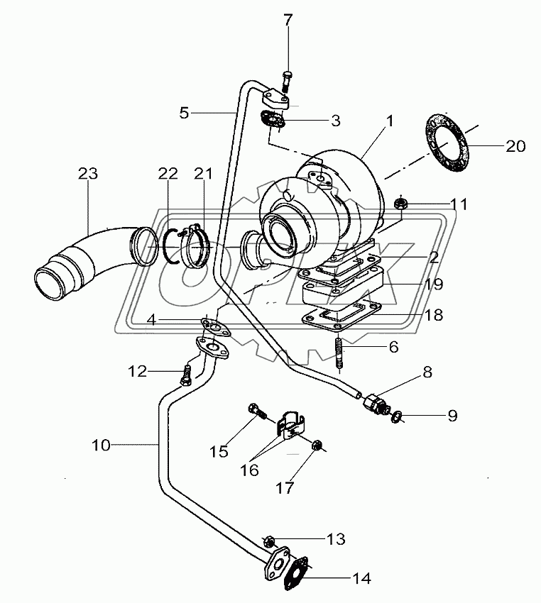 Turbocharger, Pipes And Heat Shields Cont'D