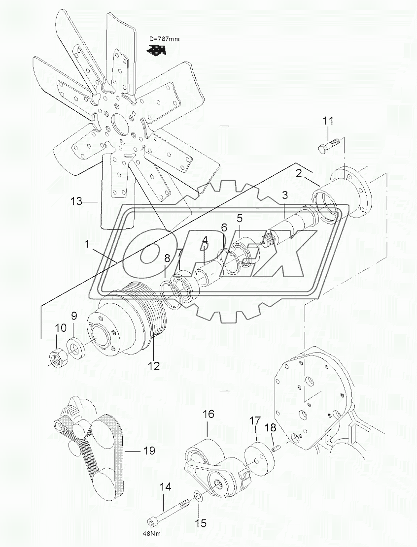 Belt Tensioner 84cta-4v Engine - From R19124