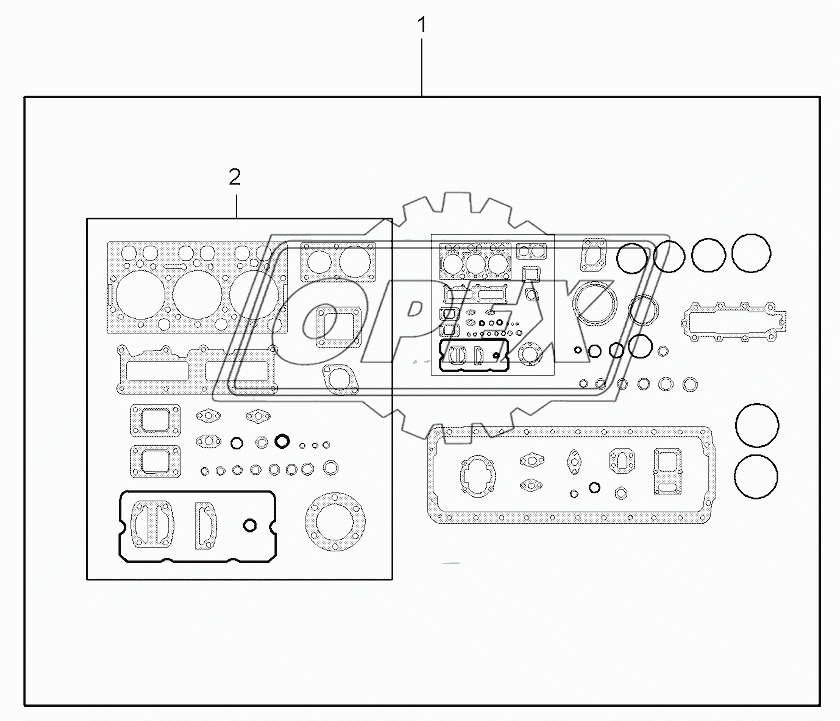 Joints And Gaskets, 84cta-4v Engine - From R19124