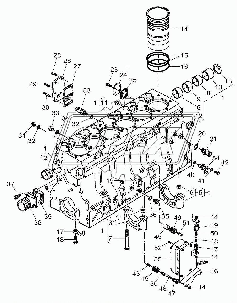 Engine, Cylinder Block