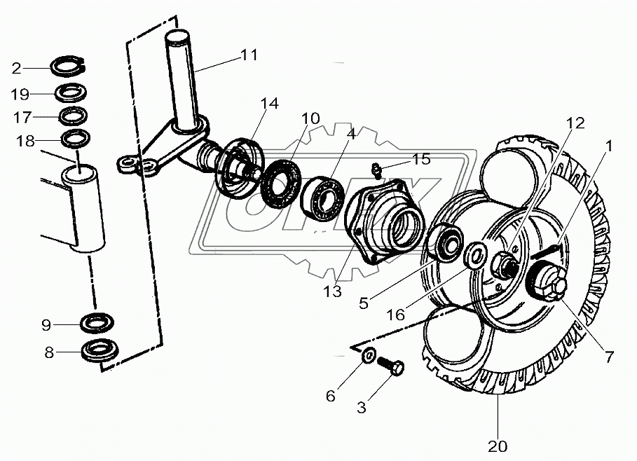 Rear Axle - Adjustable 3