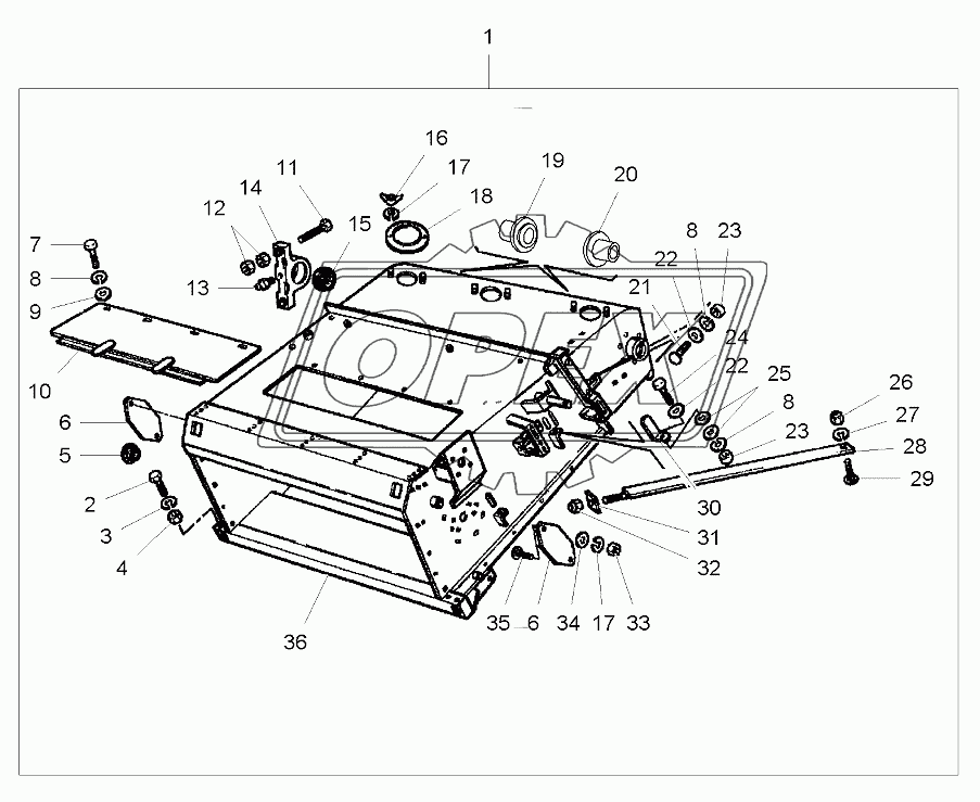 Front Elevator Autolevel - Chassis