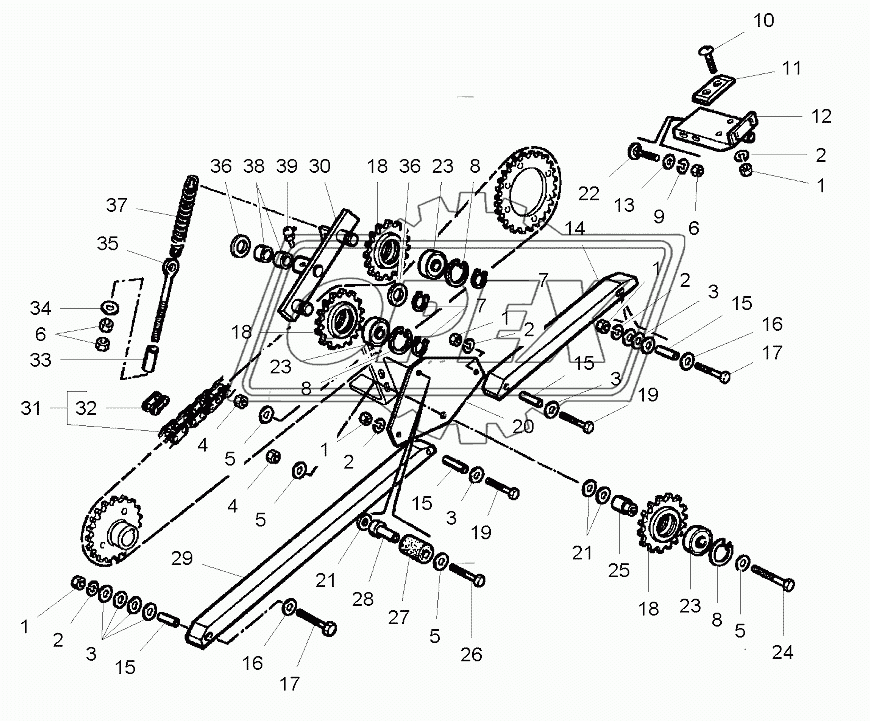 Front Elevator Integral Autolevel - Transmission