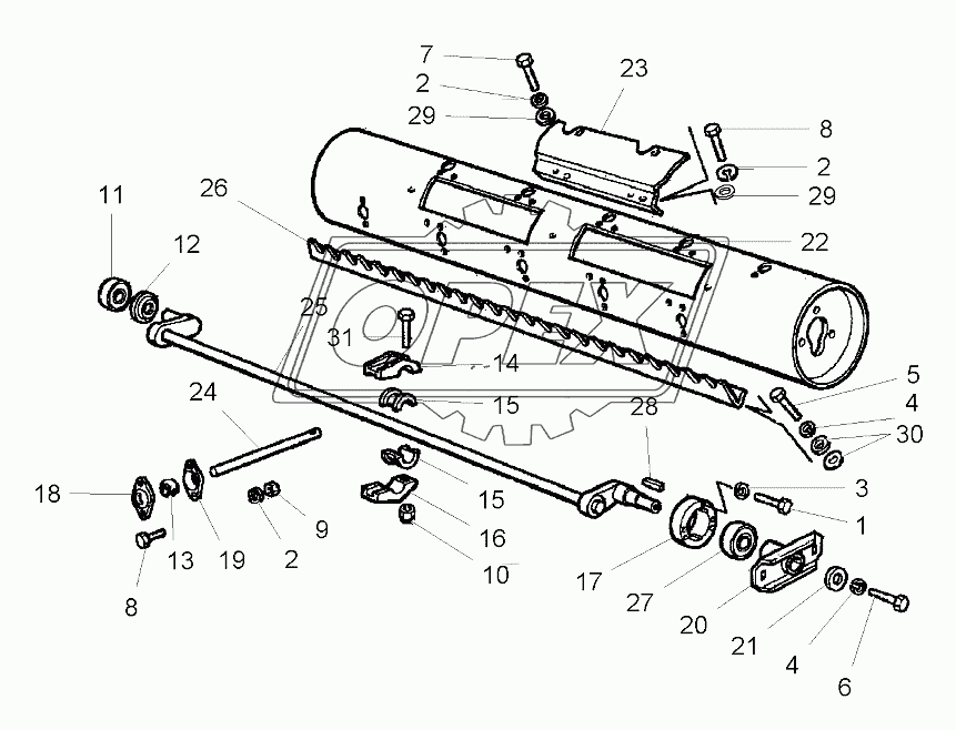 Feeder Roller Elements Up To 563010119 /Autolevel 563410050