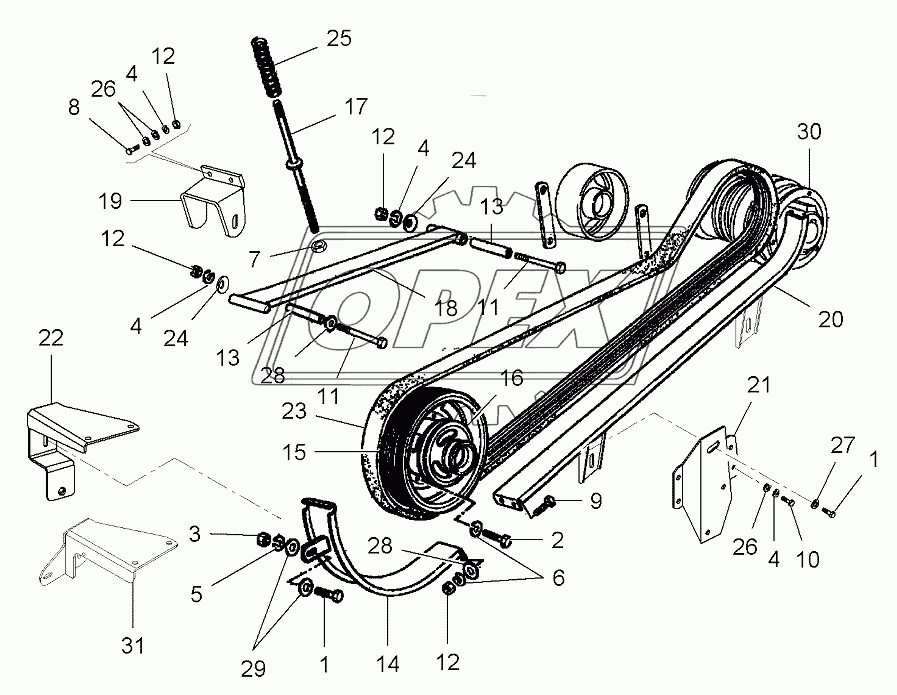 Thresing Mechanism Drive