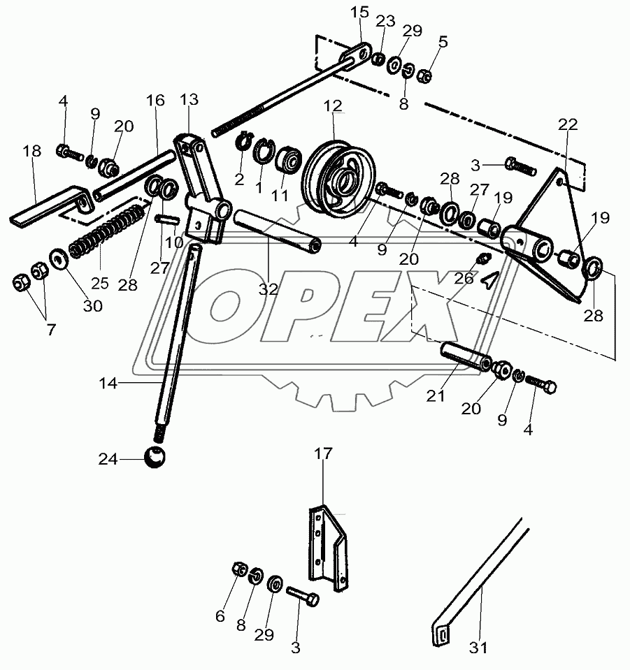 Straw Chopper Drive Clutch