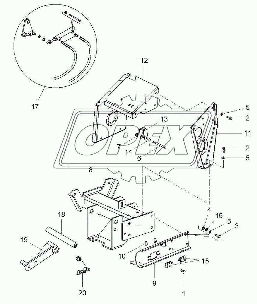 Straw Chopper Supports 1