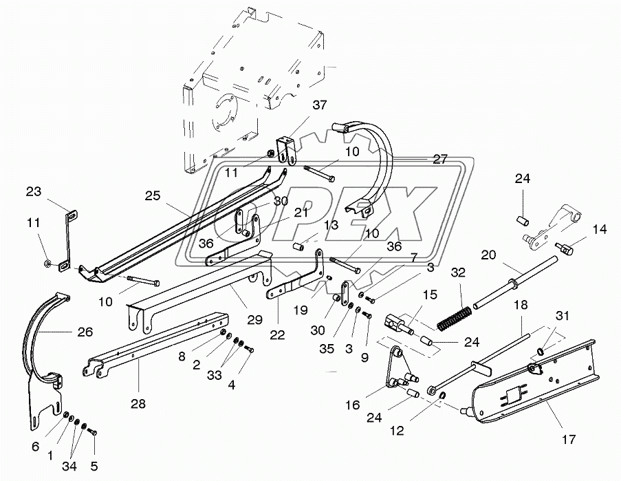 Straw Chopper Supports 2