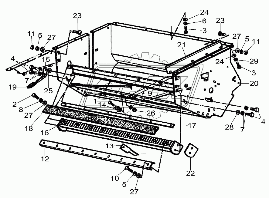 Straw Chopper Chassis 1