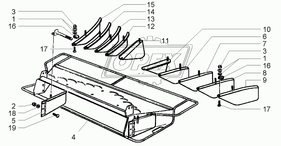 Straw Chopper Deflectors