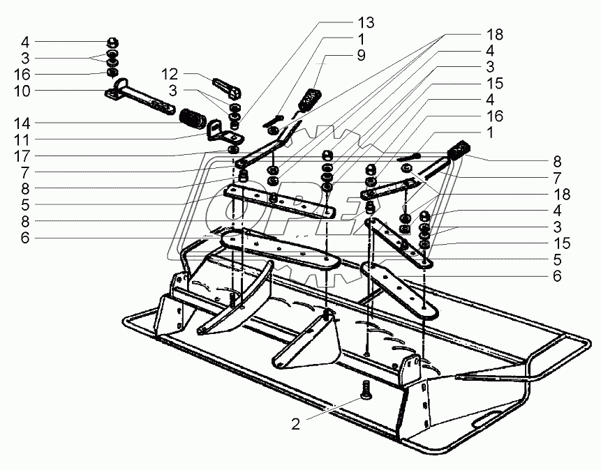 Straw Chopper Deflectors Adjustment