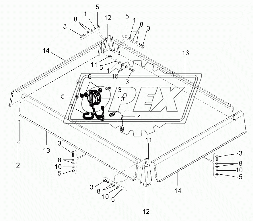 Retractable Grain Tank Extension From Serial Number 563010044 1