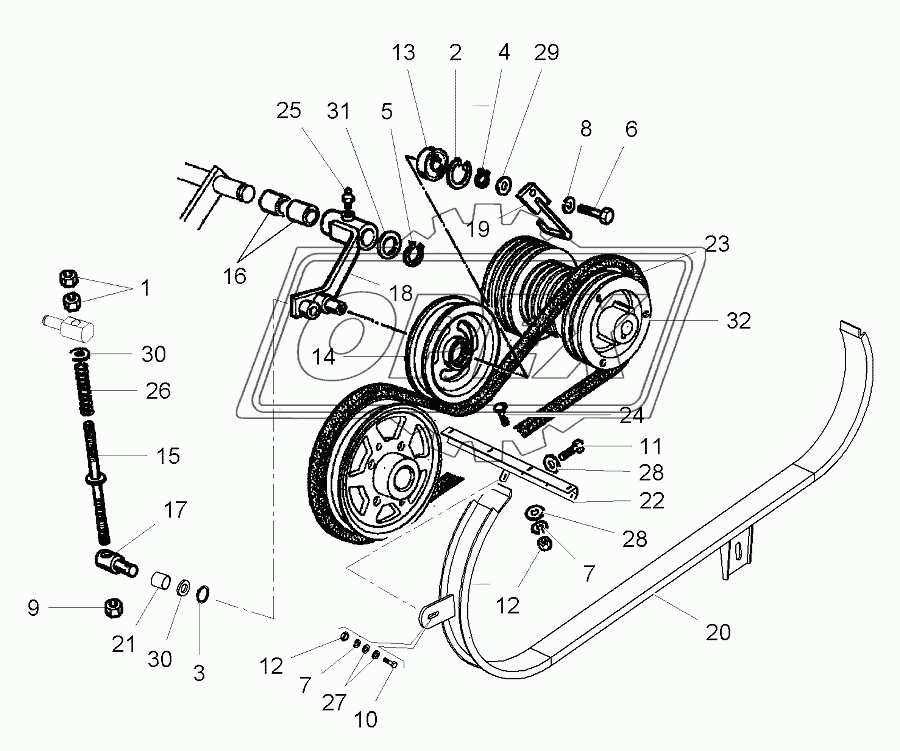 Drive And Unloading Tank Clutch 2