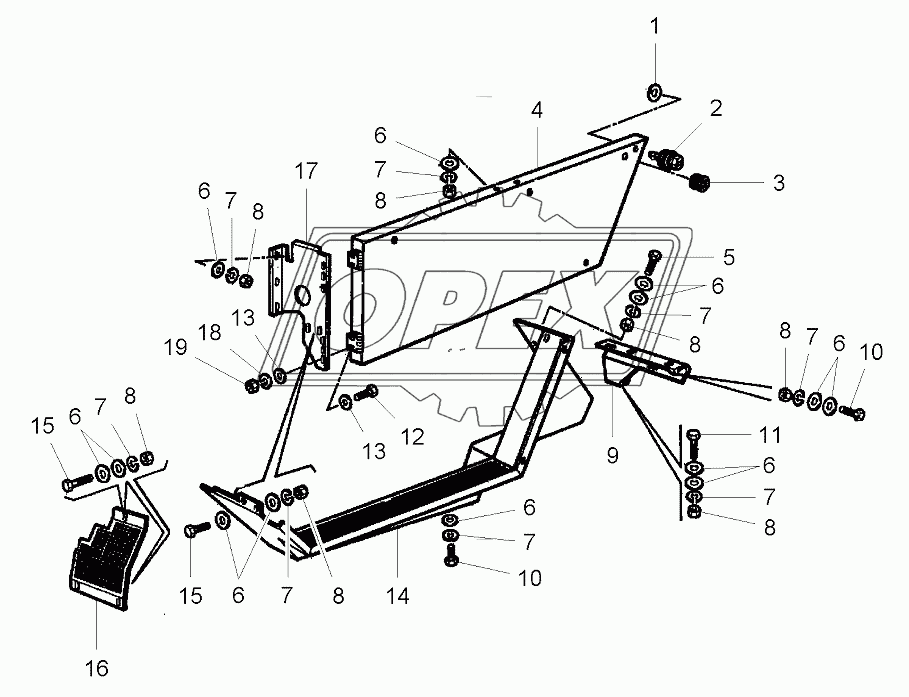 L.H. Side Wall Guard Autolevel 2