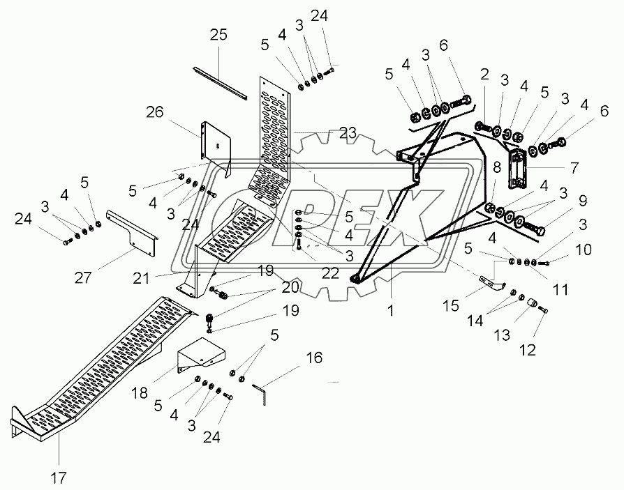 L.H. Side Wall Guard Autolevel 3