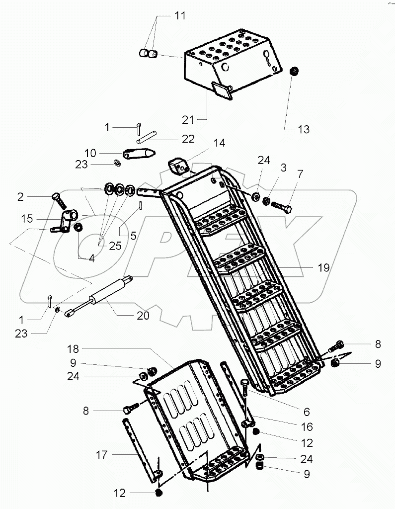Ladder Footboard Up To 563010043 /Autolevel 563410022