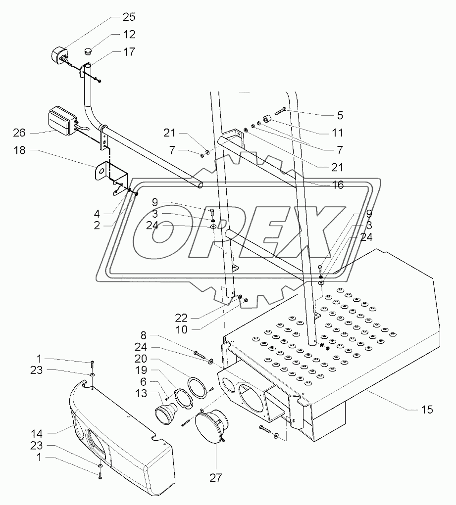 Platform Footboards Up To 563010043 /Autolevel 563410022 1