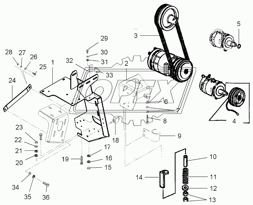 Cab Air Conditioner - Autolevel From Serial Number 5