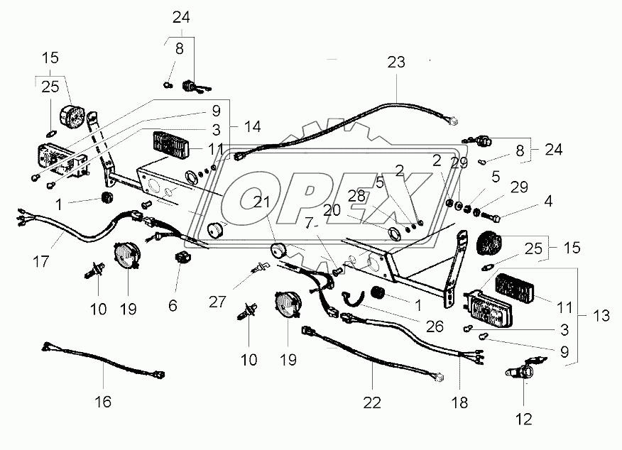 Front Lighting Components 1