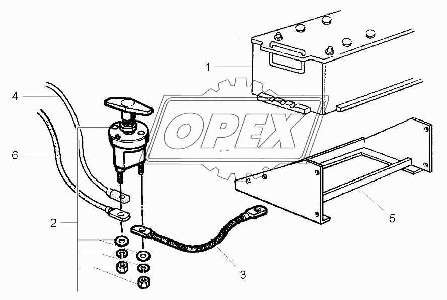 Battery Disengaging Device