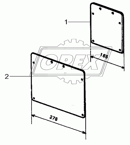 Number Plate Holder