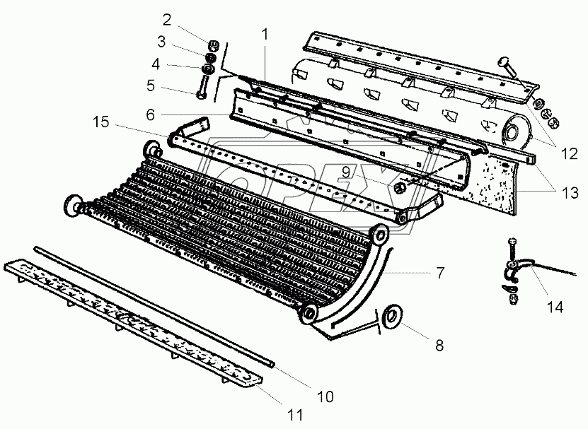 Rasp-Bar Concave