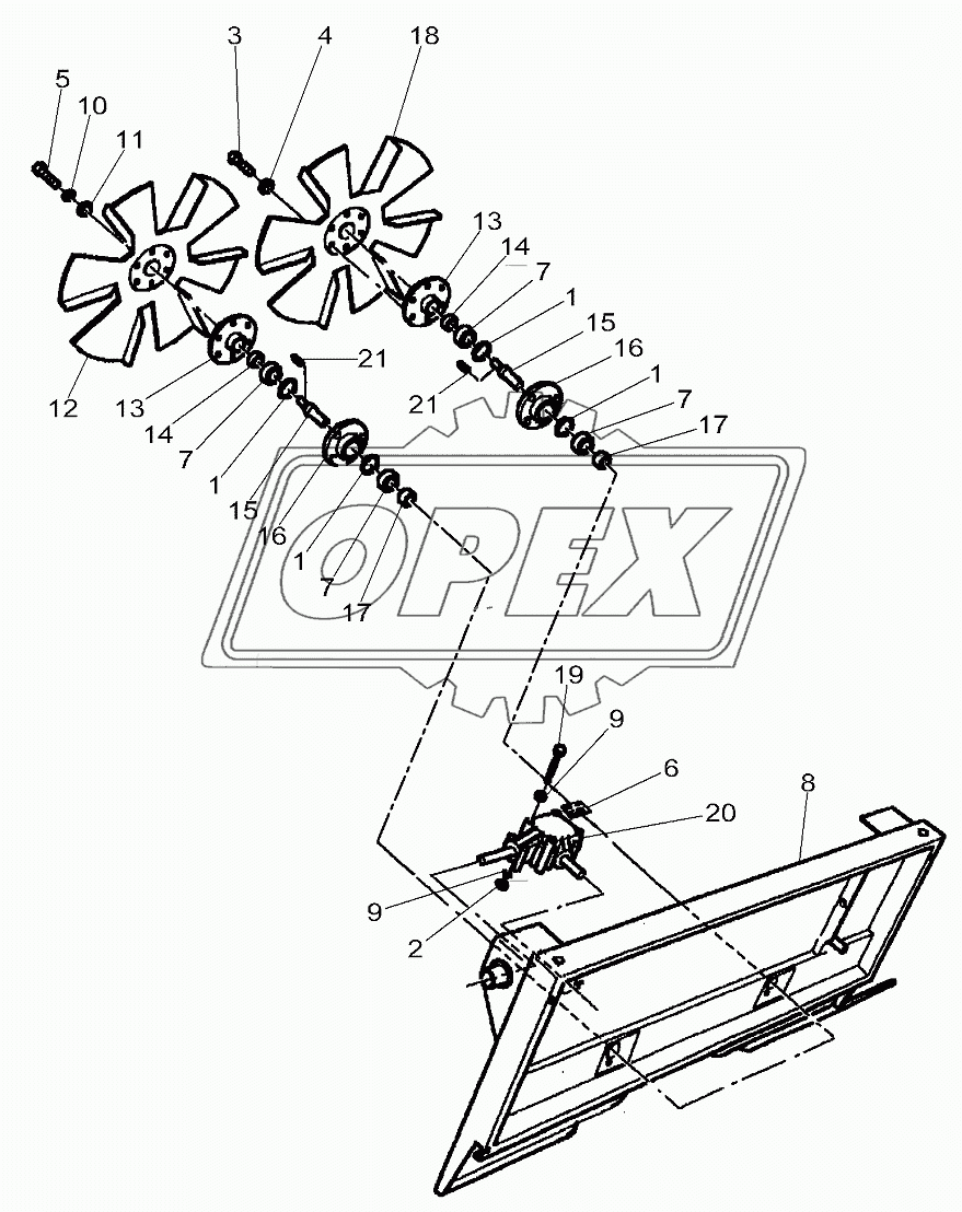 Chaff Spreader Chassis