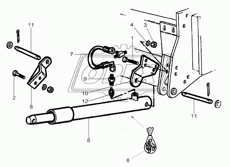 Cutter Bar Lifting Additional Ram Autolevel 1