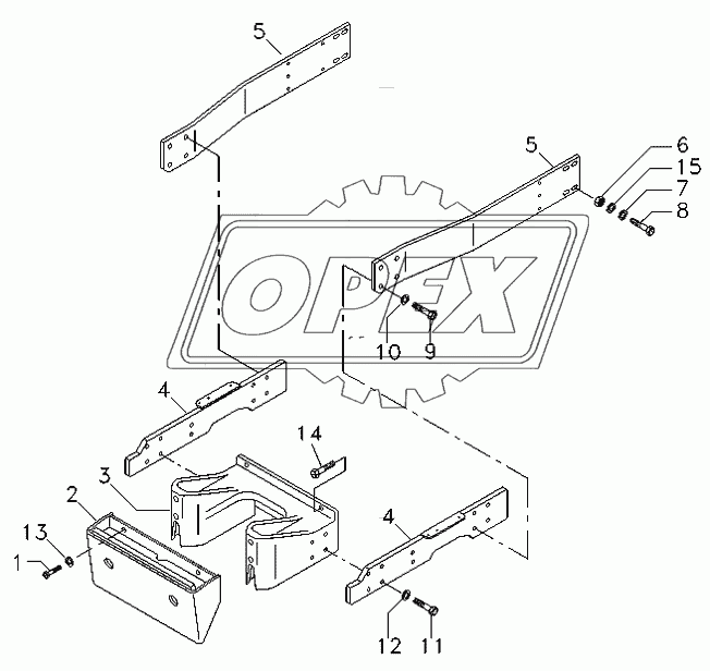 Front Weight Bracket, With Cab