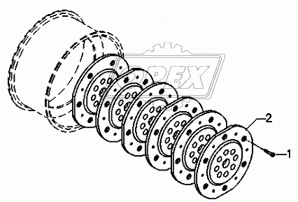 Rear Wheel Weights 14 Wheights X 100kg