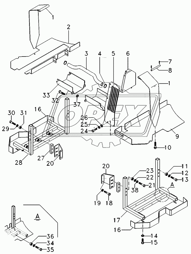 Fuel Tank, Support