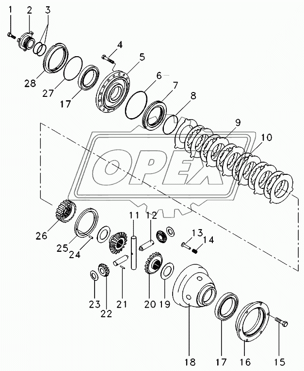 Rear Axle, Lock Drive