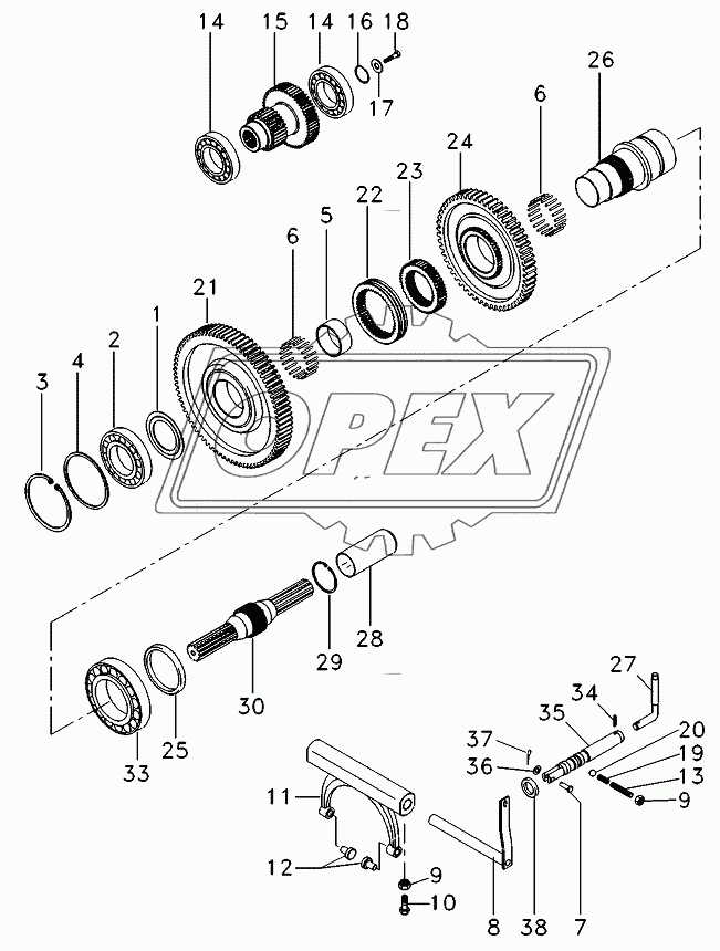 Pto-Drive Mechanism, 540 / 1000 Rpm