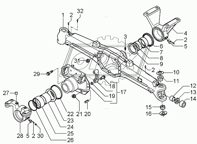 Front Axle 3