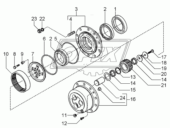 Front Axle 8