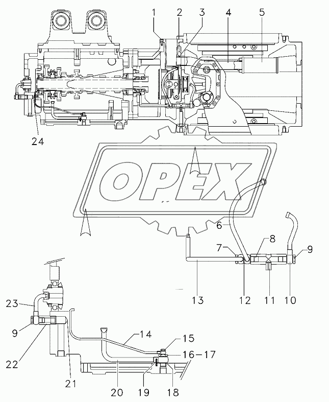 Transmission, Internal Hydraulic System 1