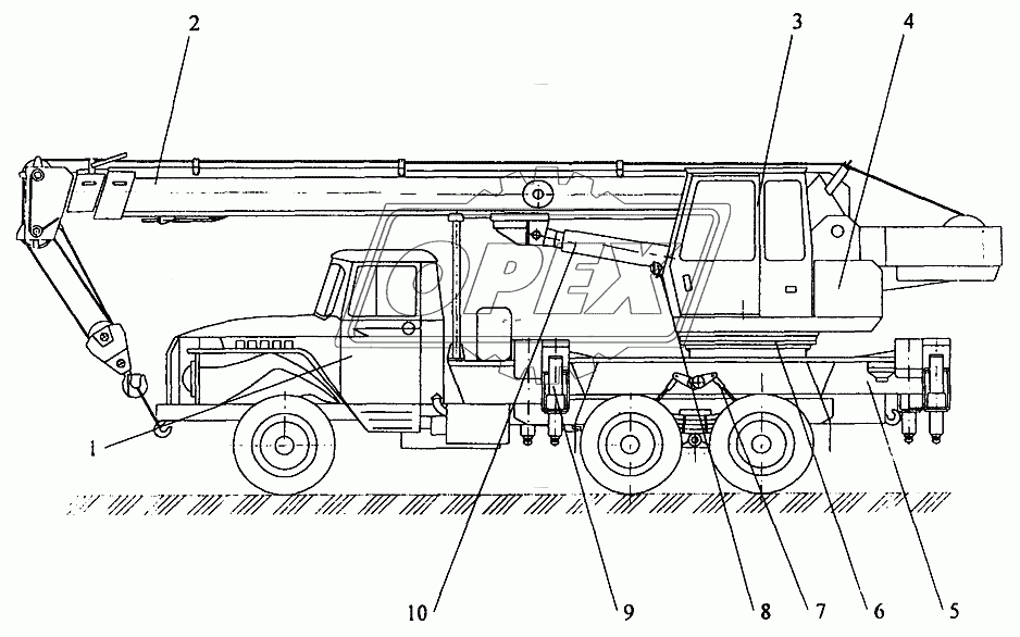 Кран автомобильный КС-35714.00.000