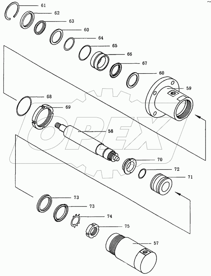 Механизм блокировки подвески КС-35714.34.000