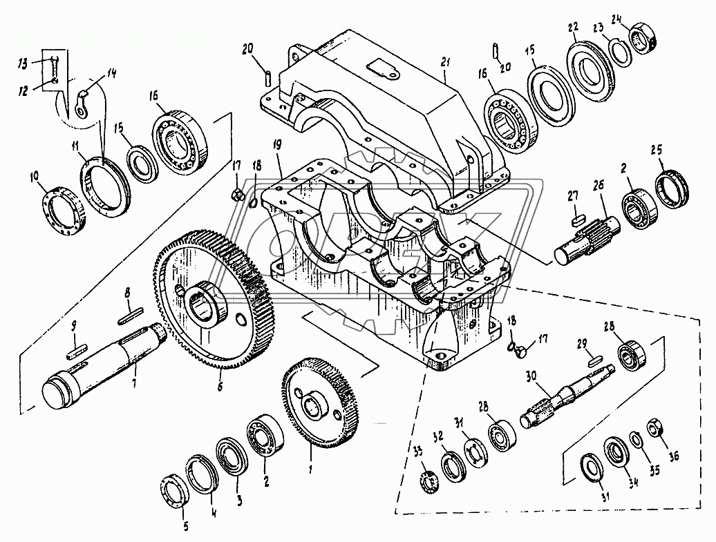 Редуктор 1Ц2У-250-31,5-11