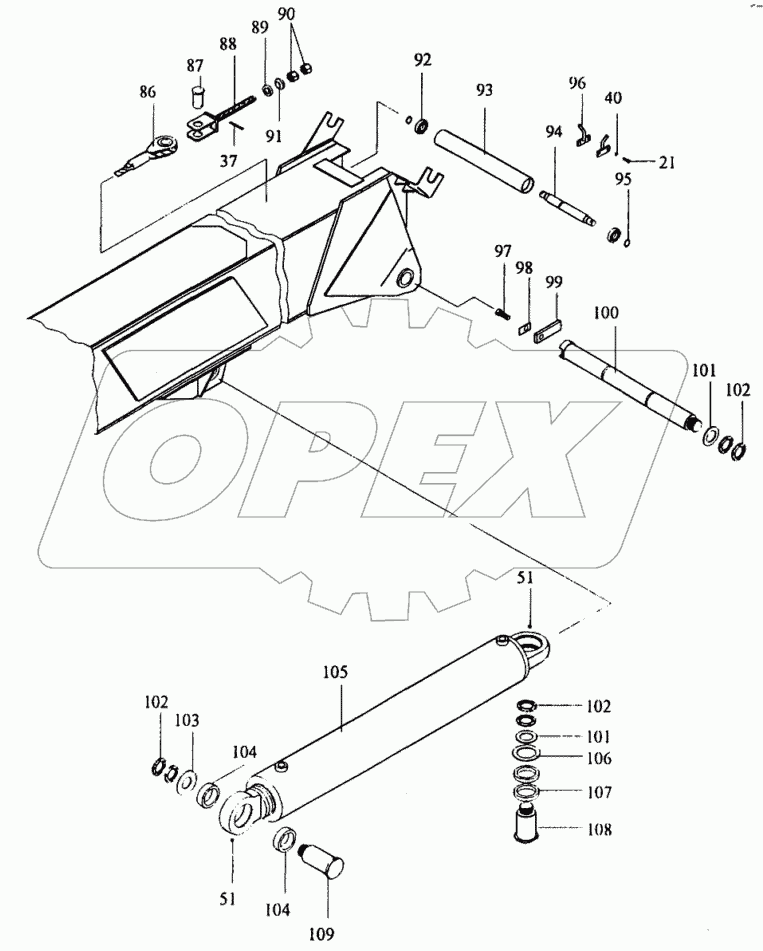 Установка телескопической стрелы КС-35714.63.000