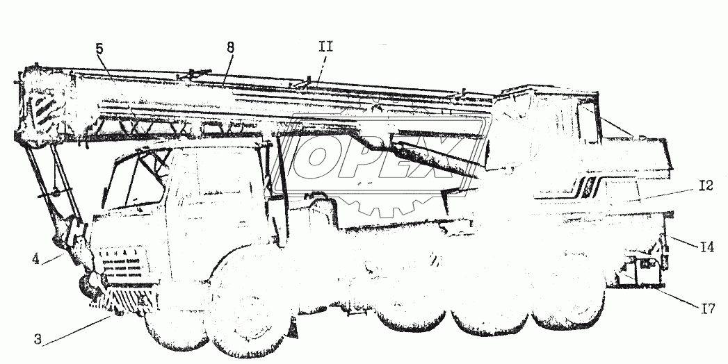 Кран автомобильный КС-3574К.00.000