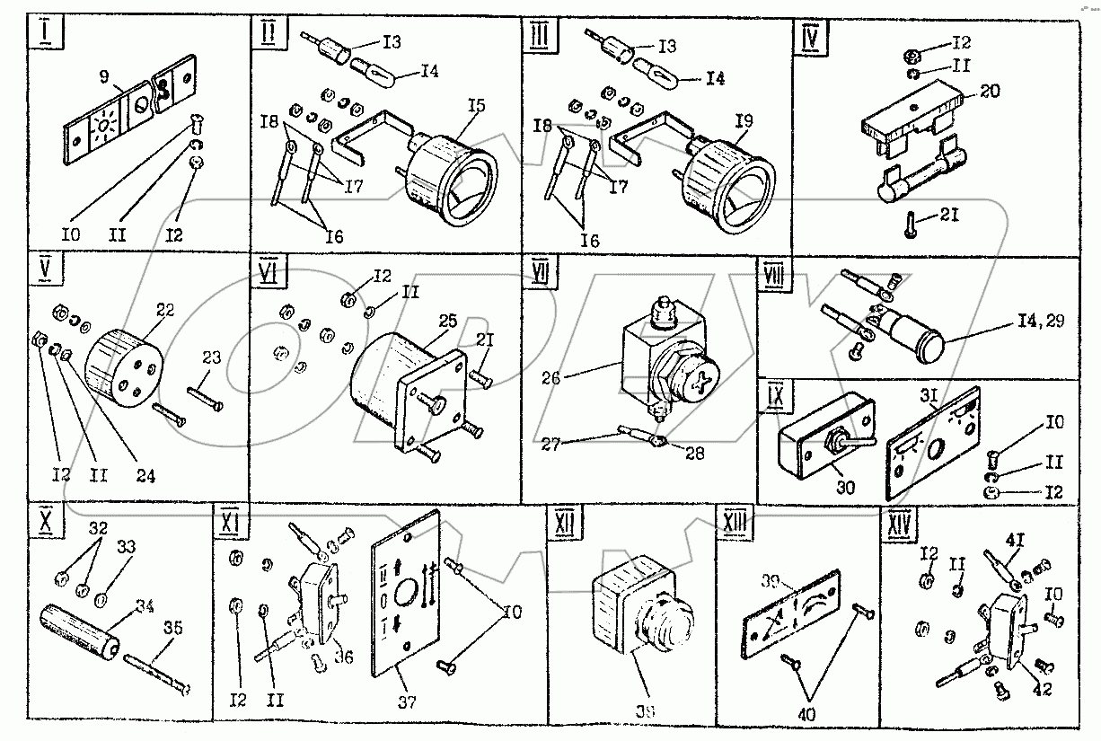 Щиток приборов КС-3574.81.100