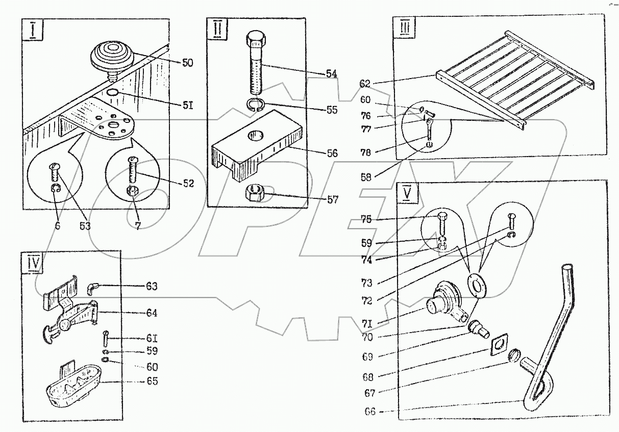 Установка кабины КС-3574.52.000