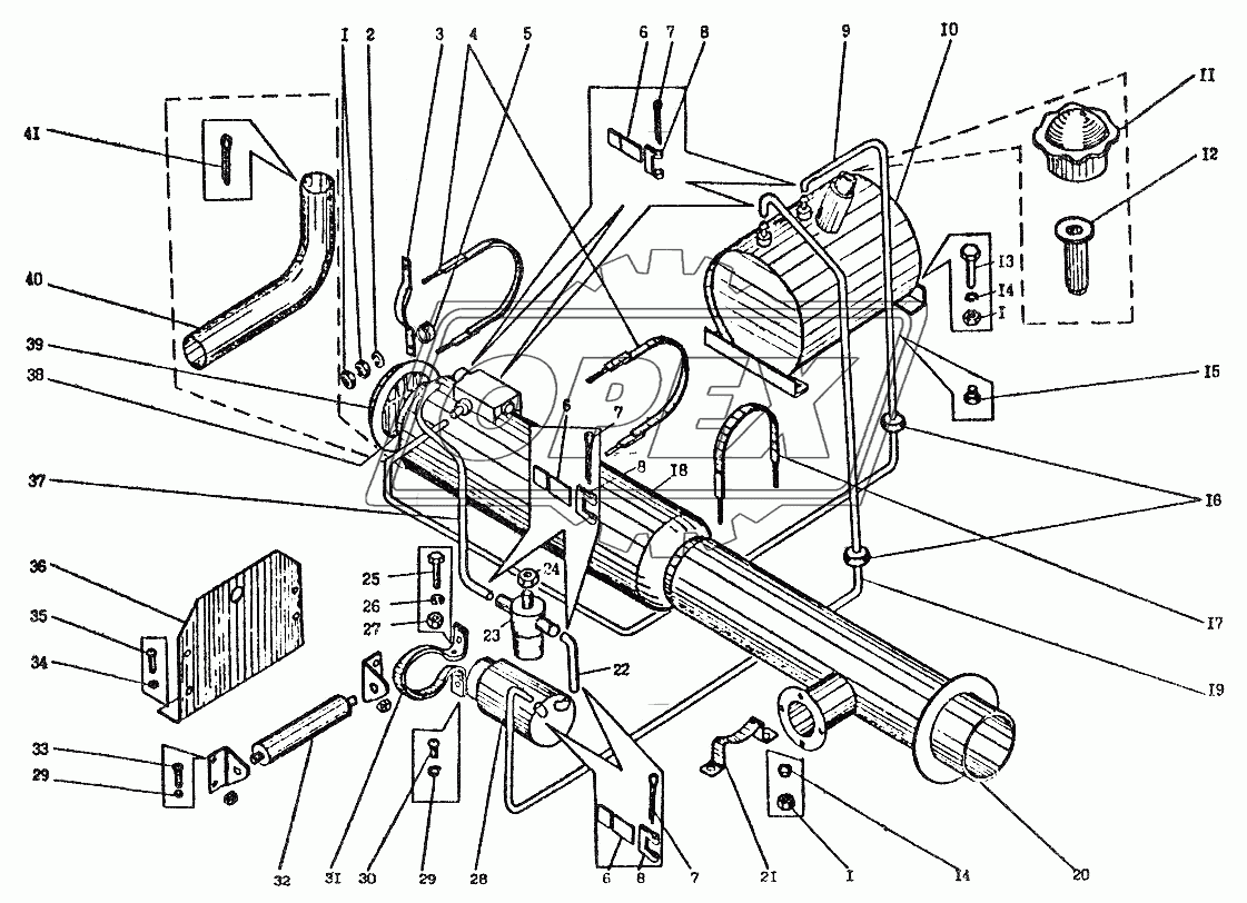 Установка отопителя КС-3577.55.000-01