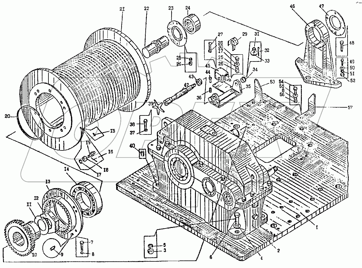 Лебедка грузовая КС-3577.26.000-3