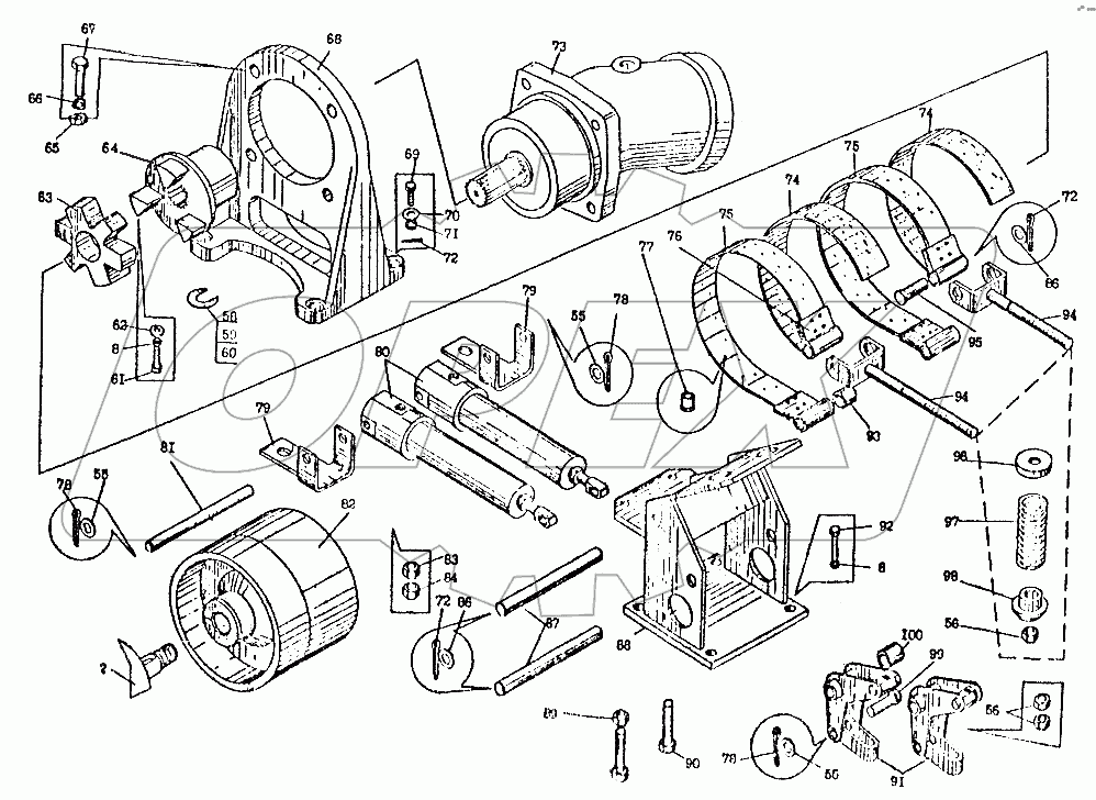 Лебедка грузовая КС-3577.26.000-3